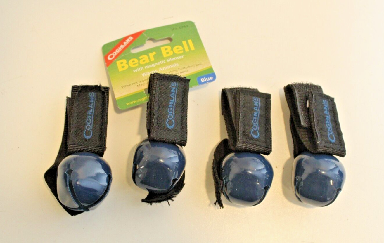 Coghlan’s Bear Bell with Magnetic Silencer – Blue