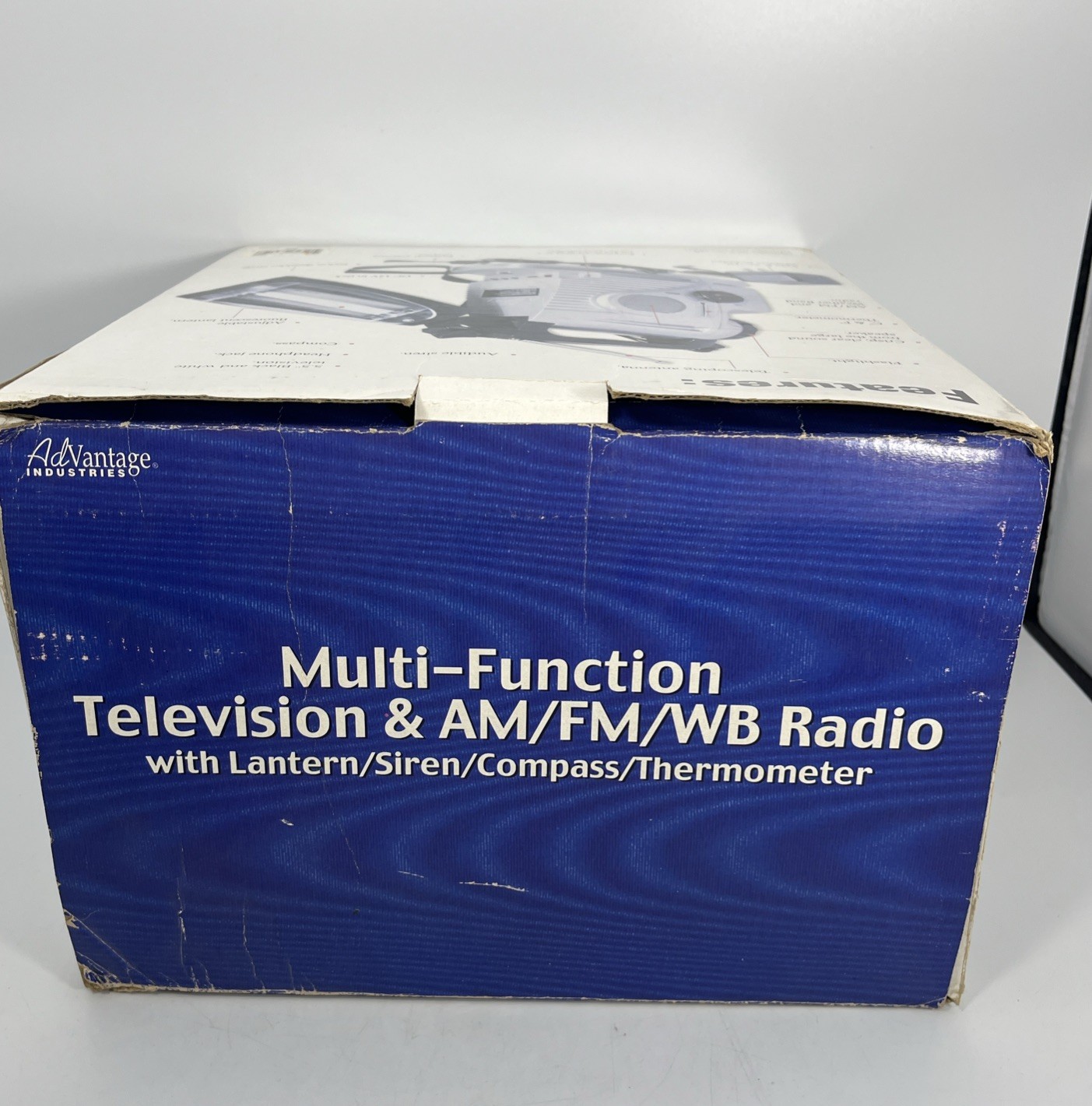 Advantage Industries Multi-Function Television & AM/FM/WB Radio W/ Lantern Siren