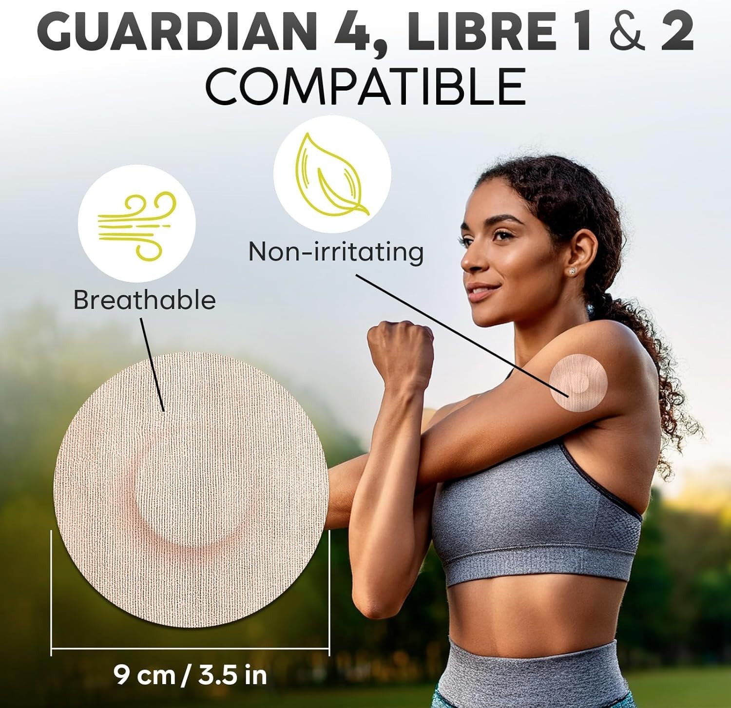 Guardian 4 Sensor Patches 25-Pack – Waterproof, Long-Lasting Adhesive – Guard…