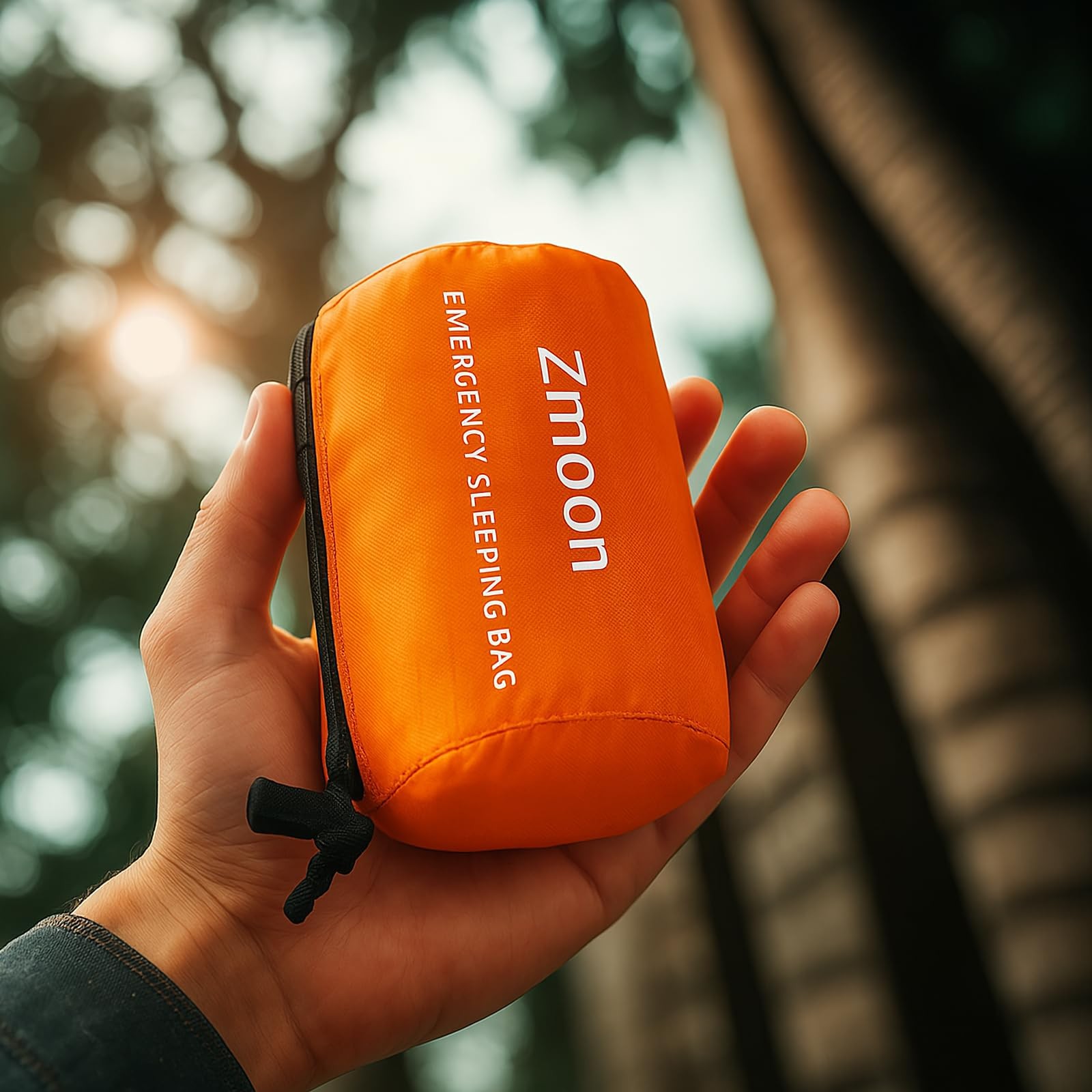 Zmoon Emergency Sleeping Bag Survival Bag, Orange Pack of 2, orange-2pcs
