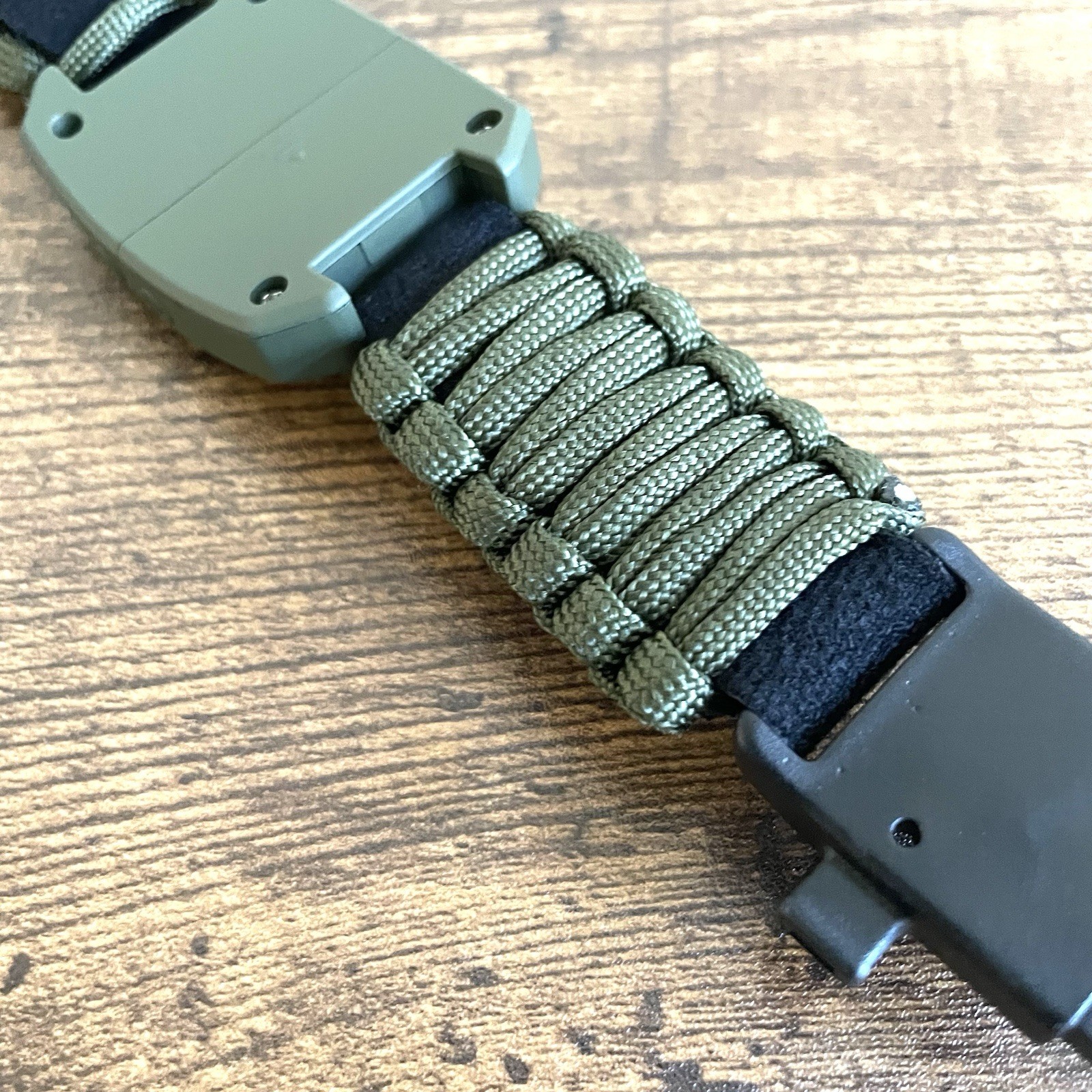8-in-1 Survival Watch Personal Alarm With LED Flashlight, Fire Starter, Whistle