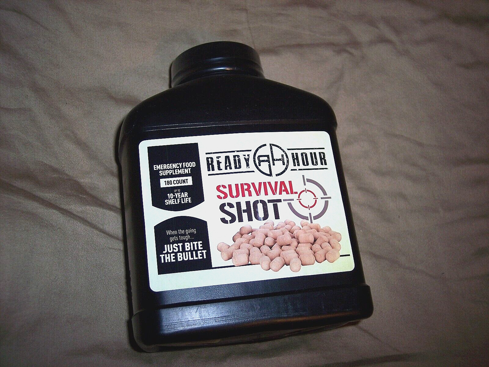 Fire Starter 1000 Degrees + Ready Hour Survival Shot 180 Count 10 yr Shelf Life