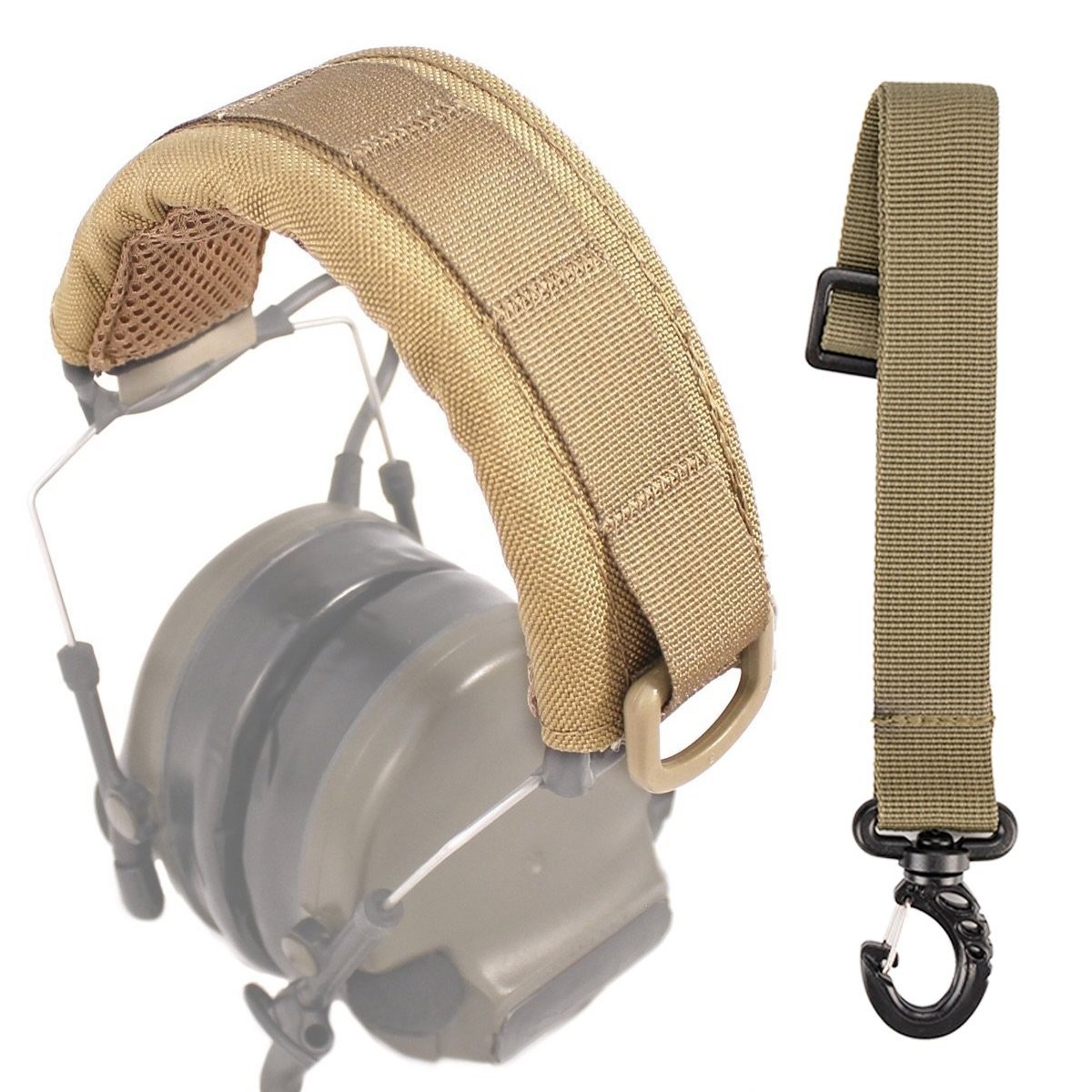 Tactical Headset Band Cover Modular Earmuff Headphone Headband Universal Case