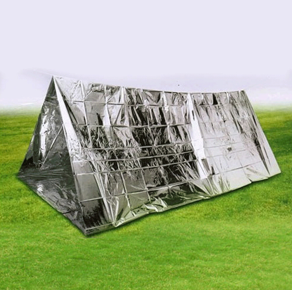 Emergency TENT Blanket Survival Mylar Thermal Safety Insulating Heat Camping New