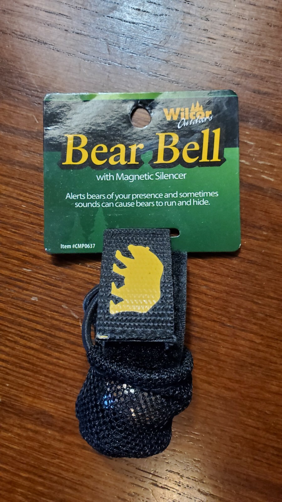 Wilcor Outdoors Bear Bell with Magnetic Silencer, Hiking, MTB, Camping Safety