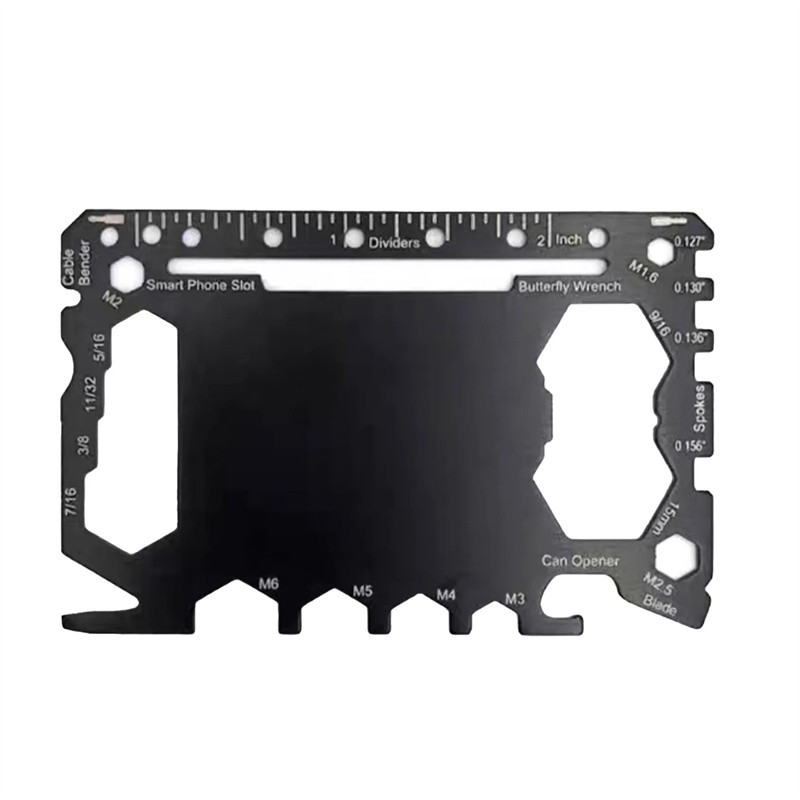 Multipurpose Tool 46 in 1 Credit Card Size Outdoor Camping Survival Accessories