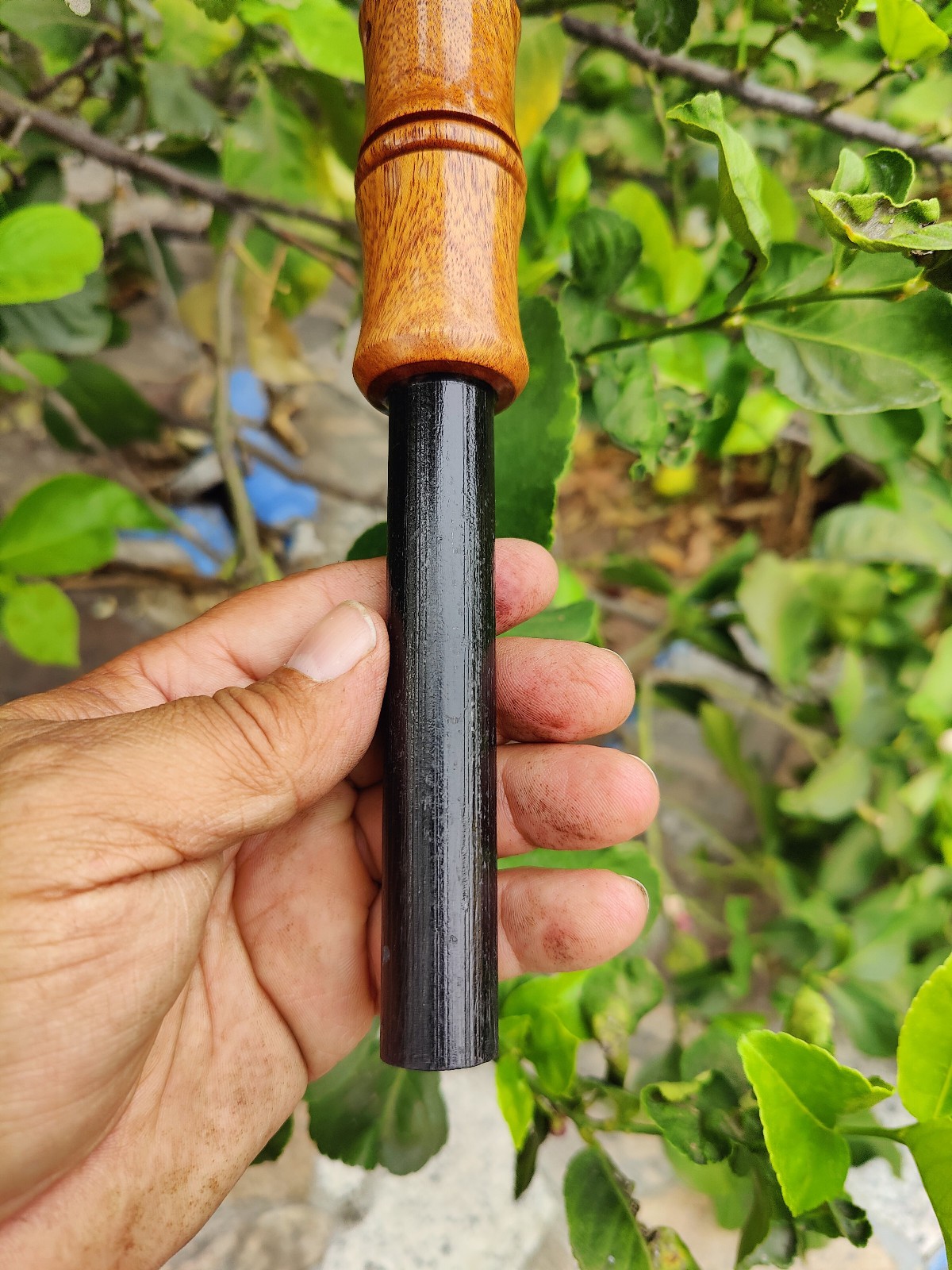 (20 mm) 13/16″ x 5 ” ferrocerium rod exotic wood handle | Ferro rod | mischmetal