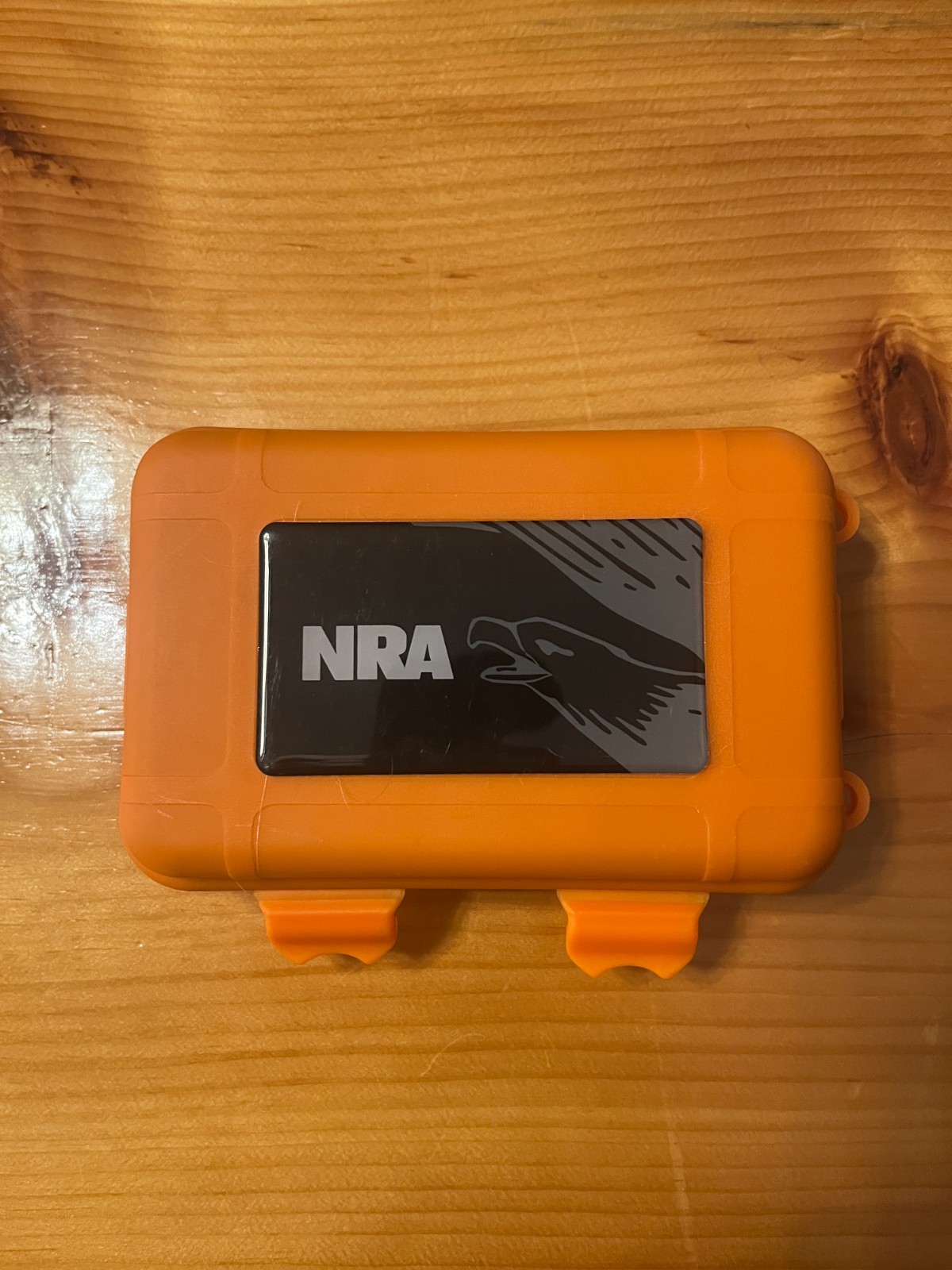 NRA 8 PIECE SURVIVAL KIT with WATER RESISTANT ORANGE CASE CM1300991 NEW