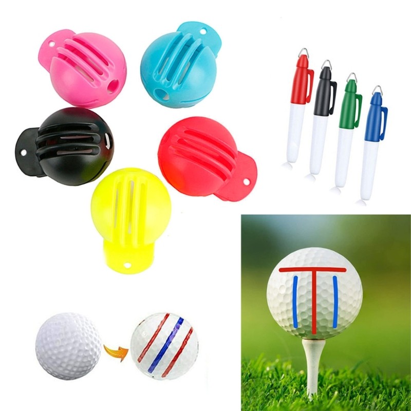 3Line Templates Alignments Putting Marking Marker Golf Marker Pen for Training