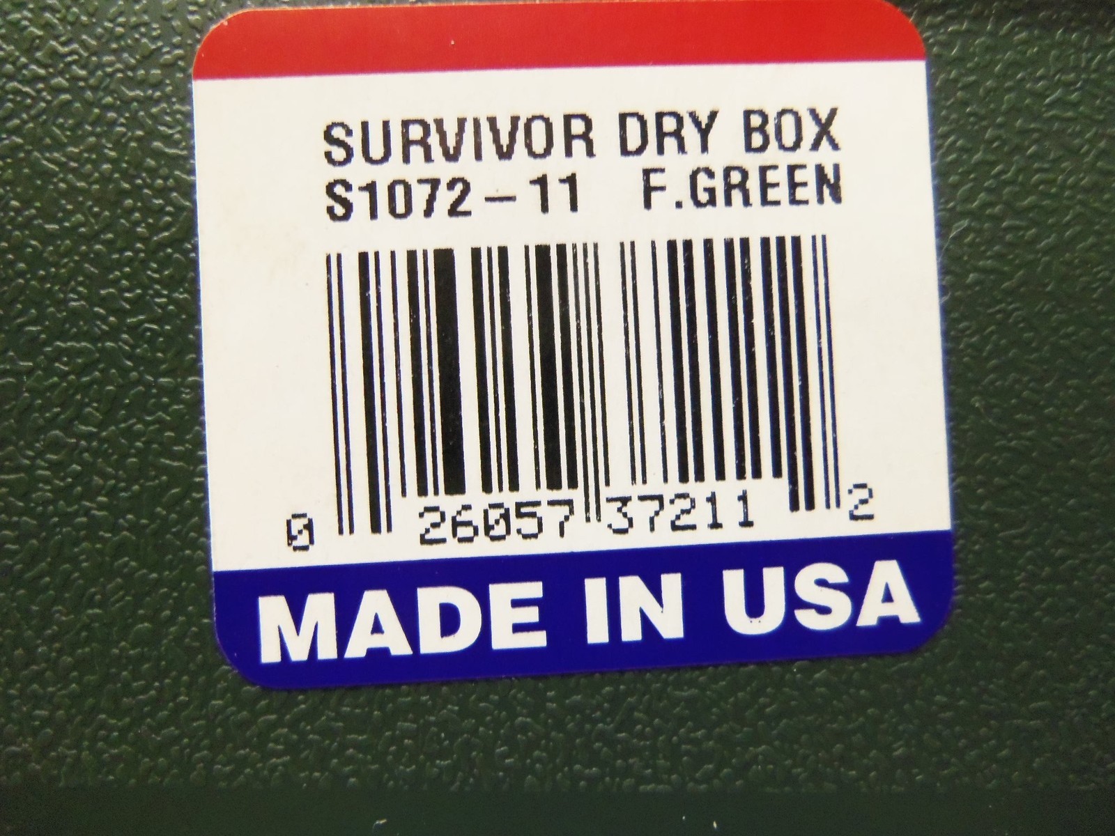 Survivor Dry Box Green PLUS MULTI-FUNCTION TOOL 12 IN 1