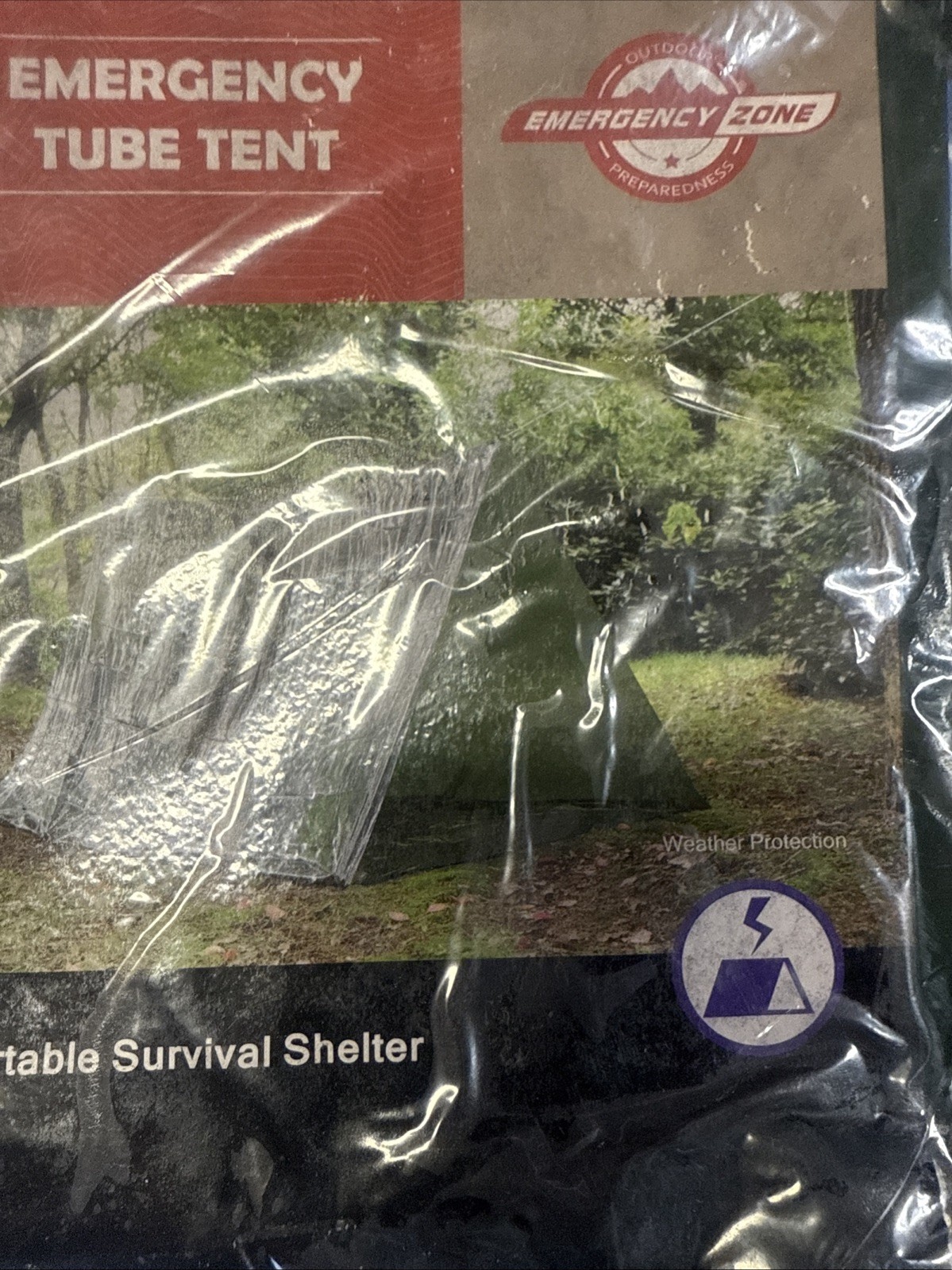 Emergency Zone TUBE TENT Shelter for emergencies, BRAND NEW Sealed – 2 People