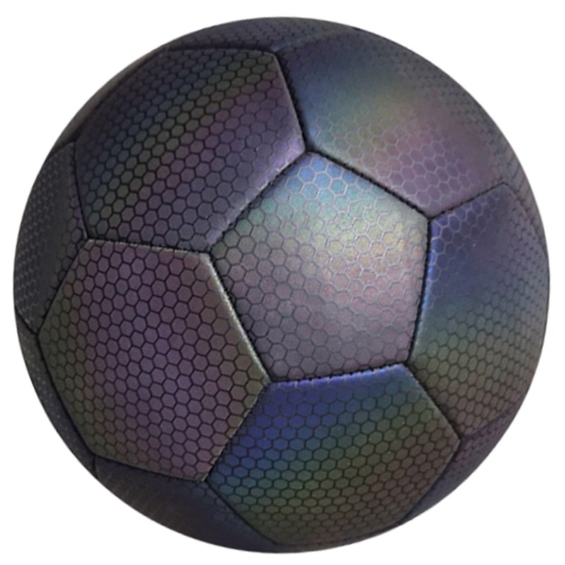 Size 4, 5 Glowing Reflective Football In/Outdoor School Training Soccer Balls