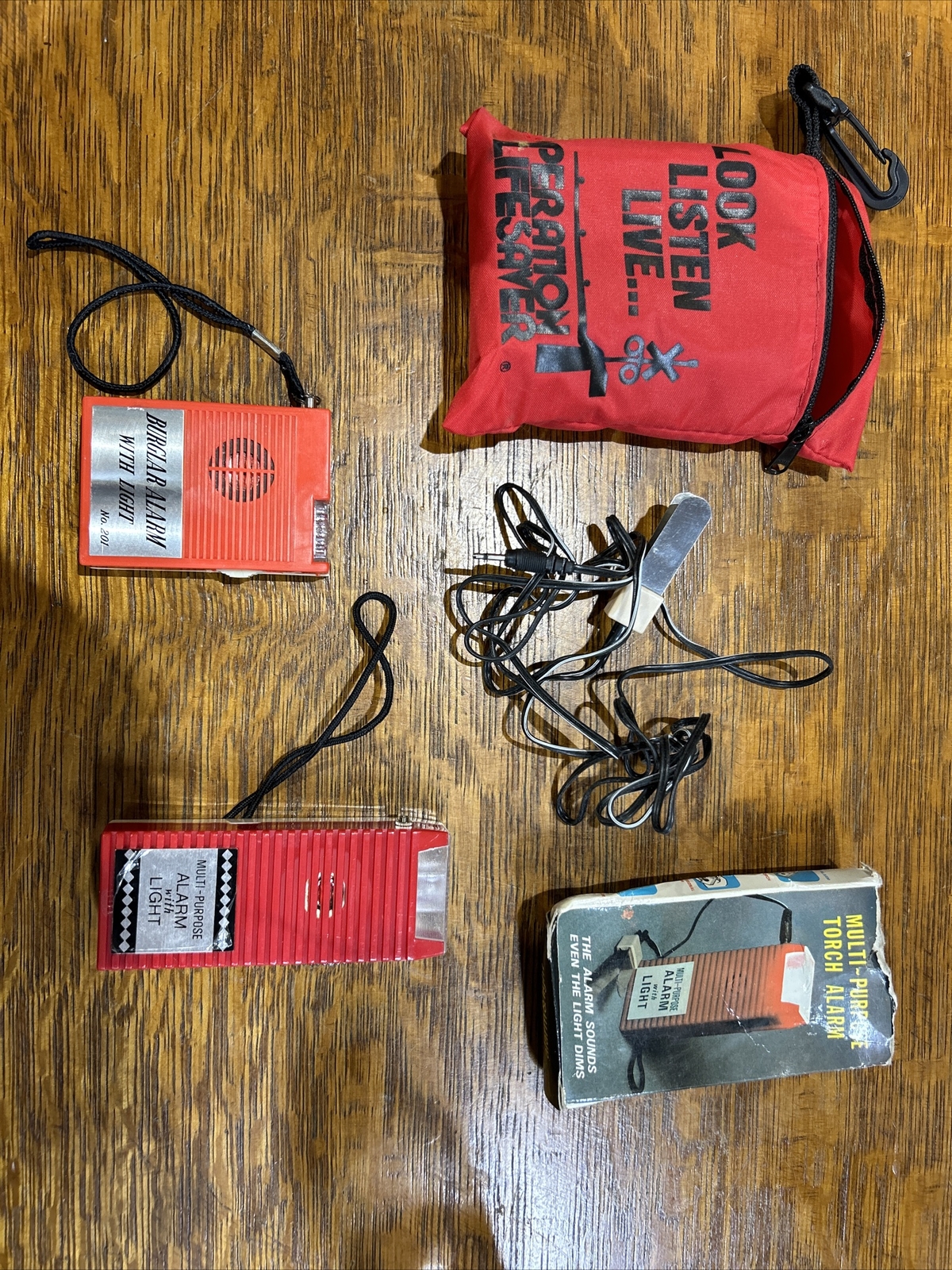 Vintage Multipurpose Torch Alarm And Burglar Alarm With Light