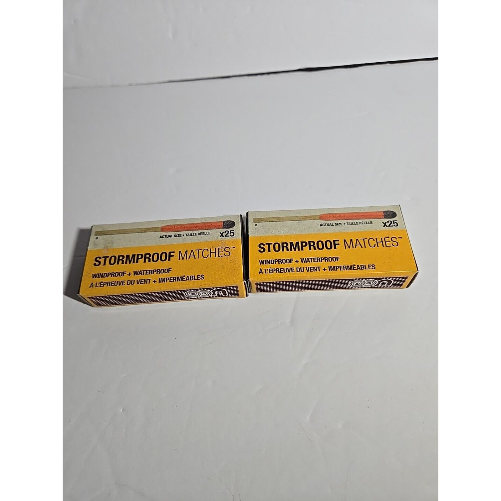 UCO Stormproof Matches 2 Pack 50 Ct. Total 15 Sec Burn Windproof Waterproof