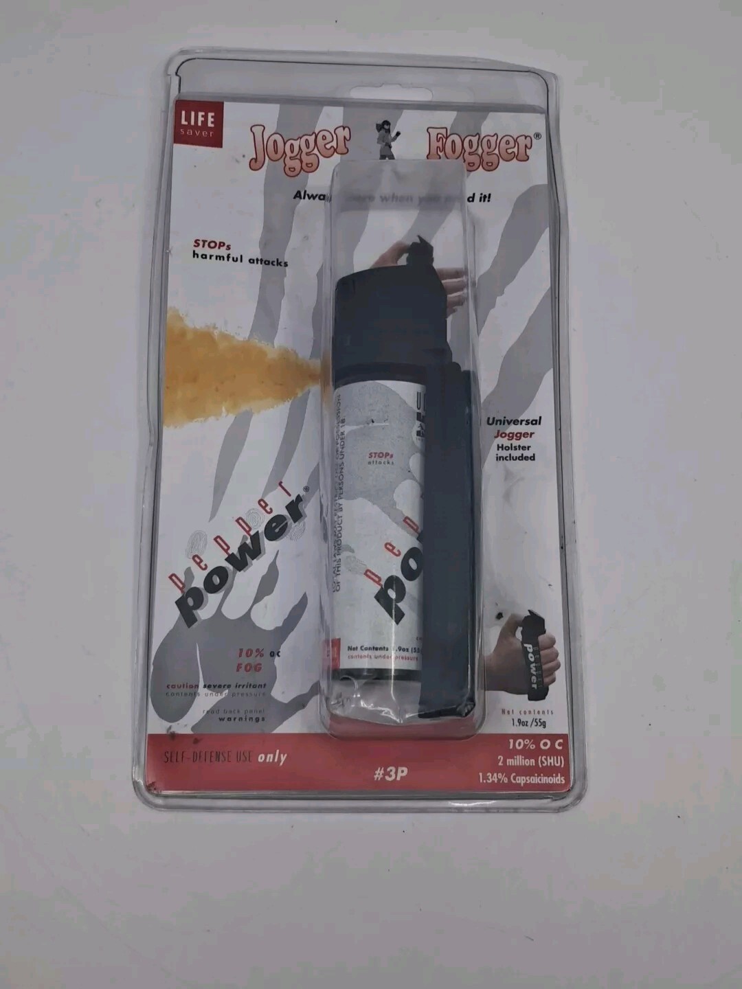 UDAP Pepper Power Jogger Fogger 1.9 oz Defense Spray