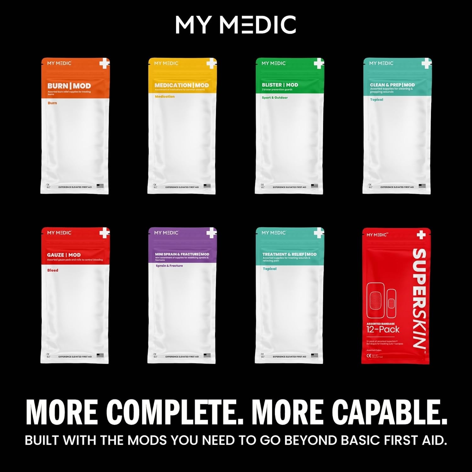 Trauma Kit First Aid Kit with Tourniquet MyFAK PRO HSA FSA Items Premium Medical