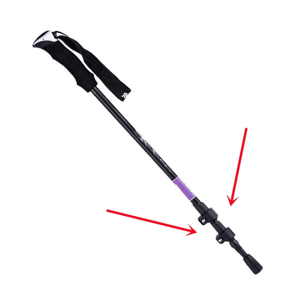 Easy to Use Replacement Walking Pole Lock for Hiking and Mountaineering
