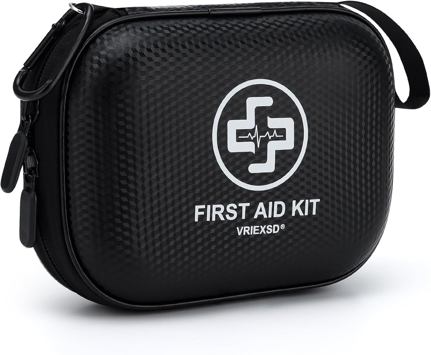 Mini First Aid Kit – 150 Piece Small Waterproof Hard Shell Medical Kit for Home,