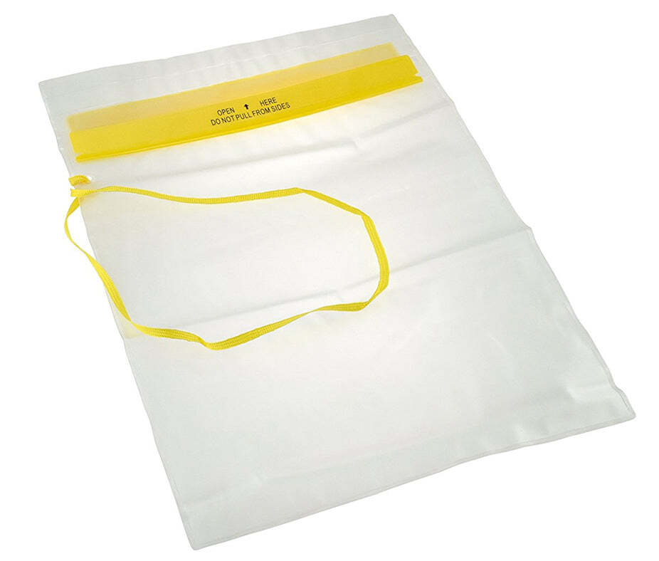 Waterproof Resealable Storage Pouch 10″ x 13- 1/2″