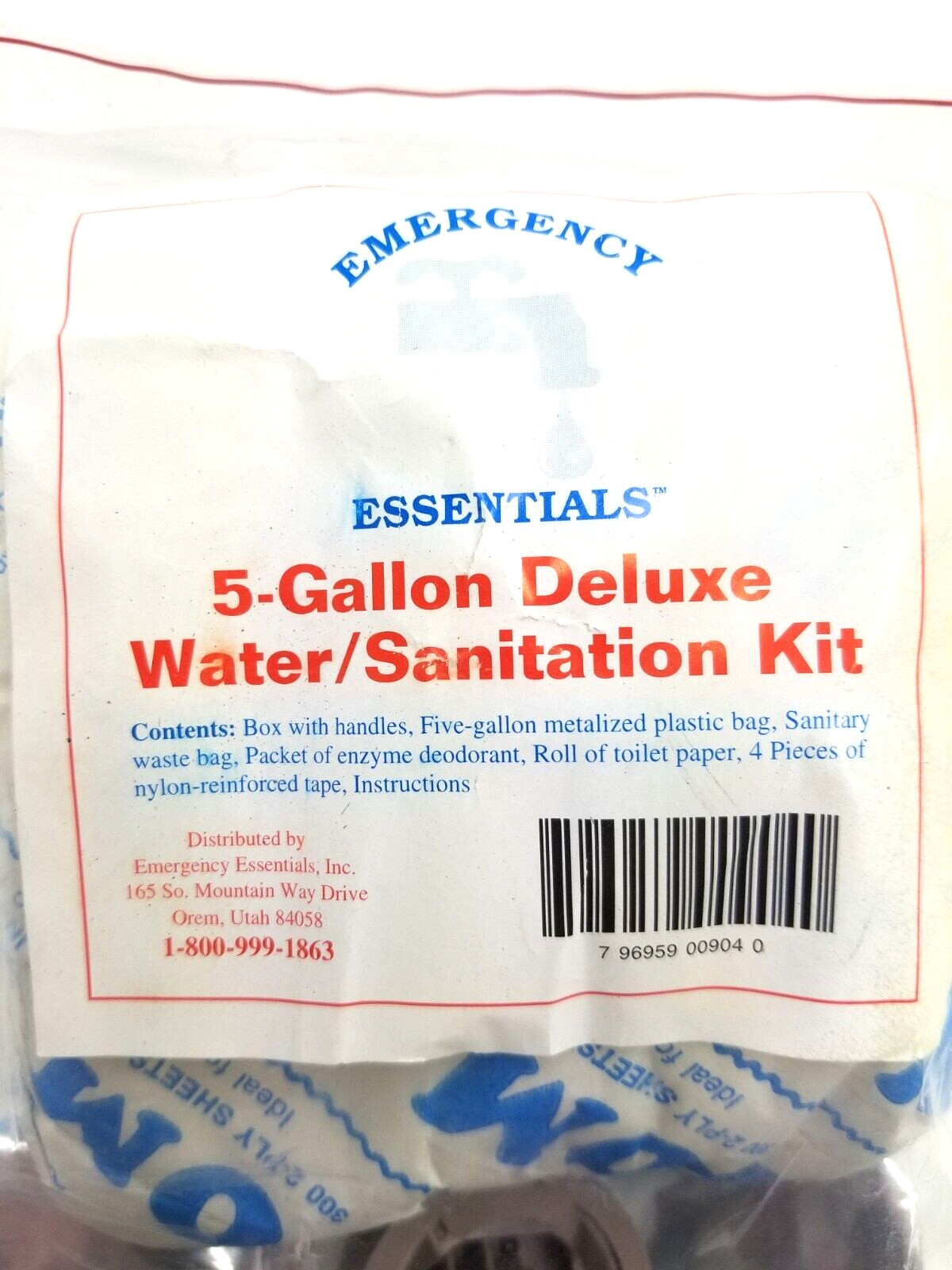 Emergency Essentials 5 Gallon Deluxe Water Sanitation Kit