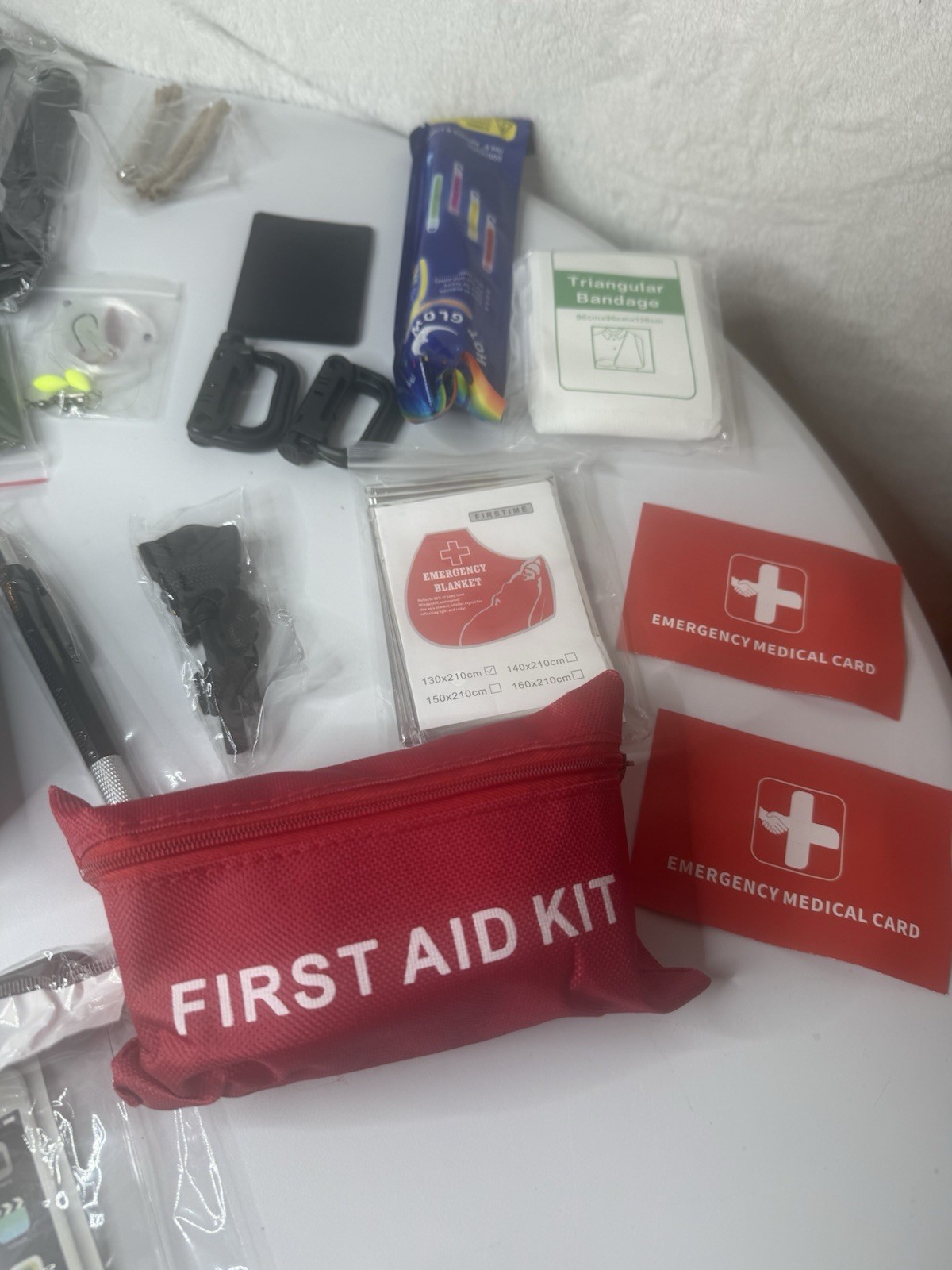 318 Piece Set Emergency Survival Kit First Aid Bug Out Military Kit