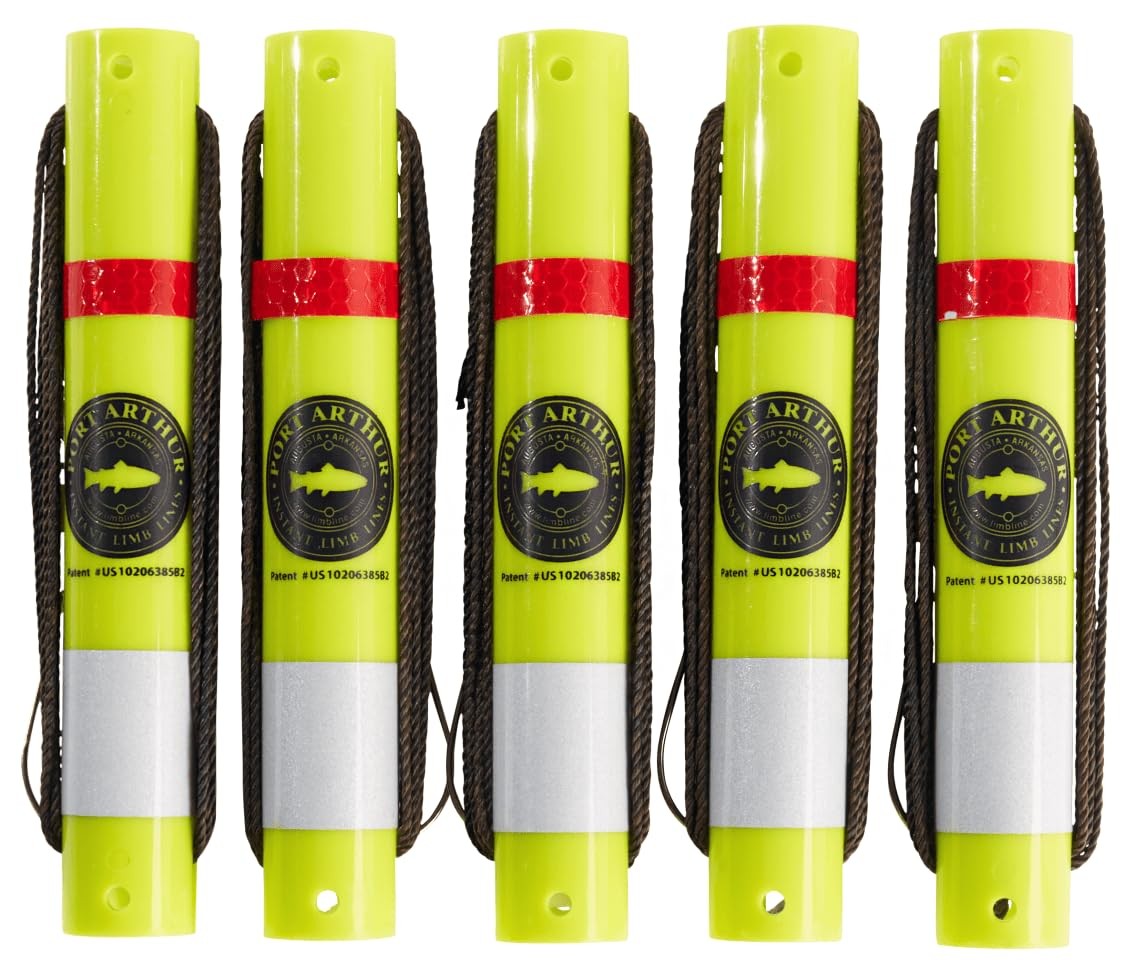 Port Arthur Instant Limb Lines 5-Pack Auto Fishing Device – Lightweight Compact