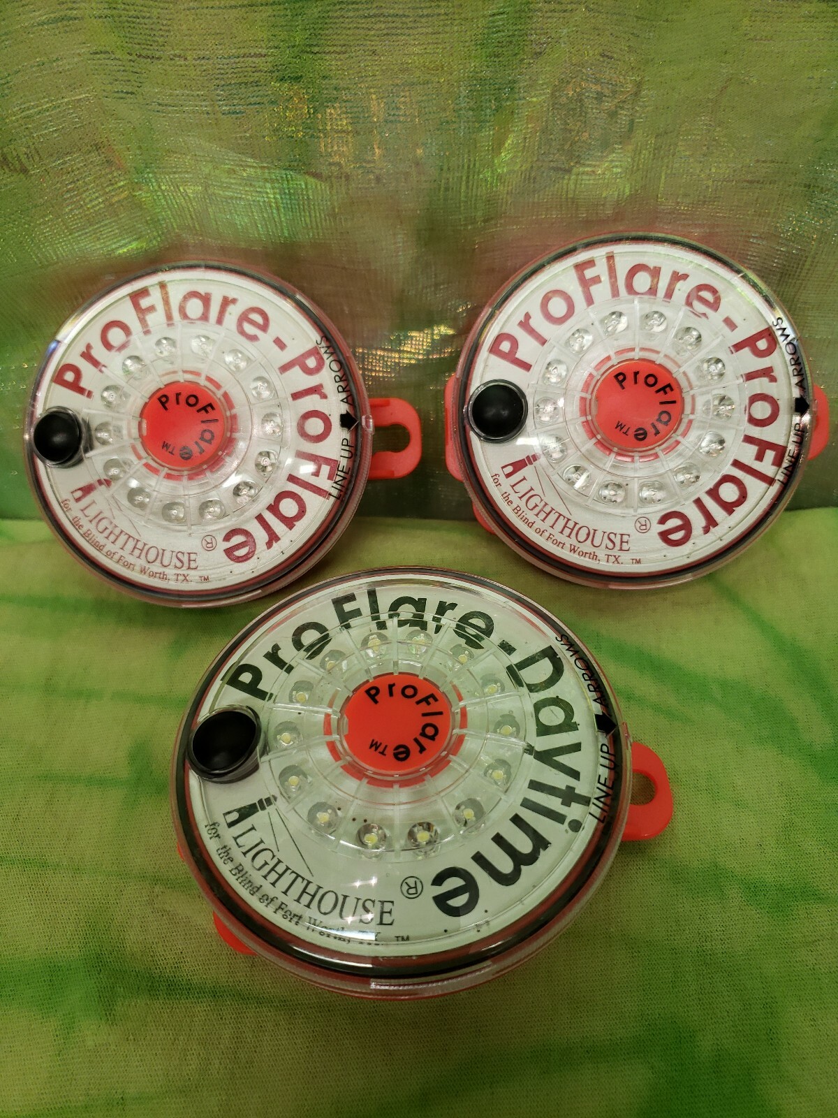 SET OF 3 PROFLARE LIGHTHOUSE LED LIGHT FOR EMERGENCY SIGNALING