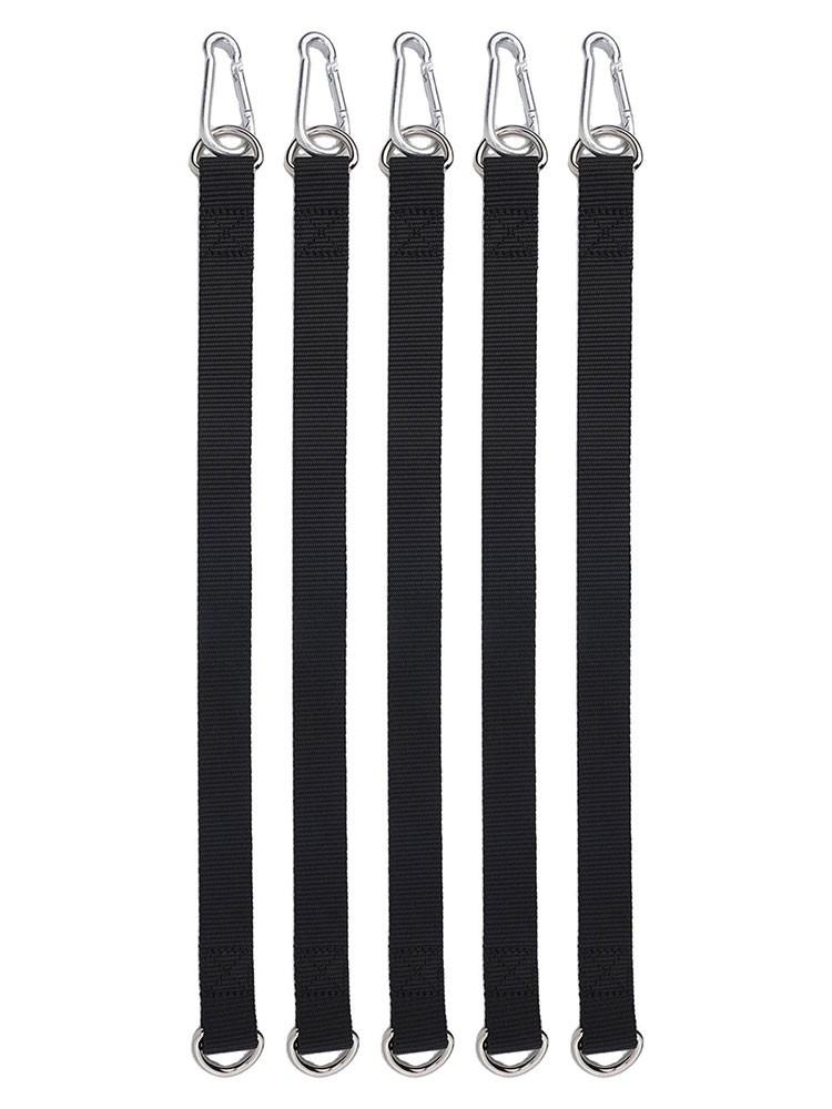 Sturdy Tree Swing Straps Set 5pcs Hook Ring Belts for Gym and Outdoor Adventure