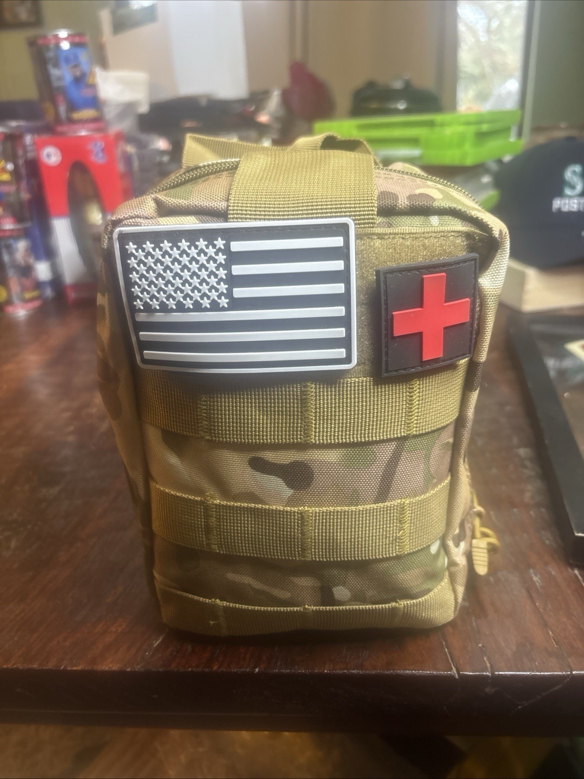 Tatical MOLLE-compatible First Aid IFAK Pouch Brand New! COMPLETELY FILLED