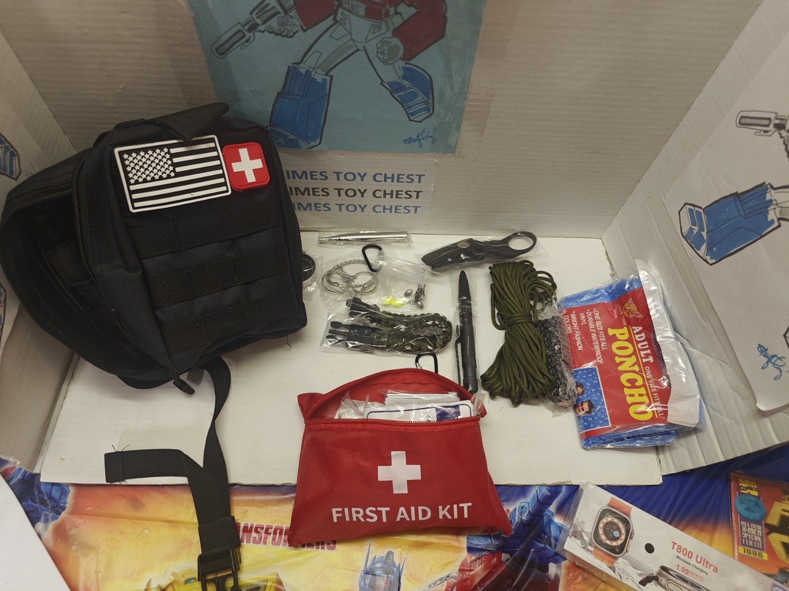 First Aid /survival kit With Carry Bag.