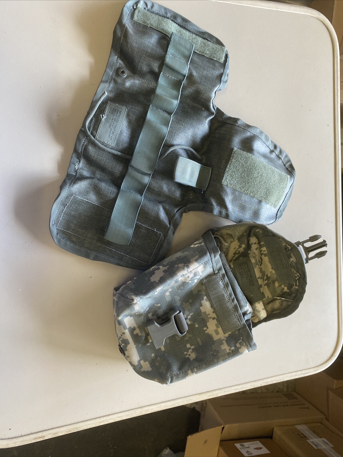 US Military MOLLE II IFAK Pouch w/ INSERT – ACU IMPROVED First Aid Kit