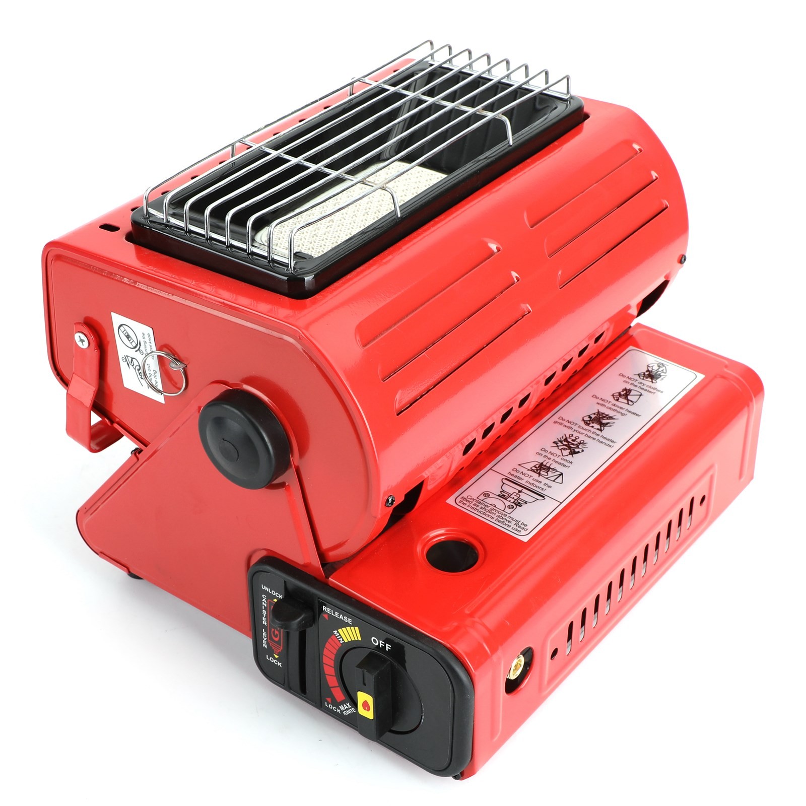 🚀Camping Emergency Butane Heater Double Coherent Heat Source Survival Tools