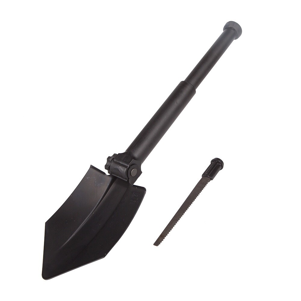 GLOCK® Entrenching Tool W/ Saw & Nylon Pouch – Folding & Telescopic – Austria