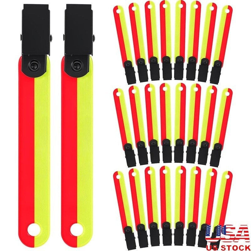 24 Pack Reflective Trail Markers Hiking Camping Hunting Outdoor Adventures New