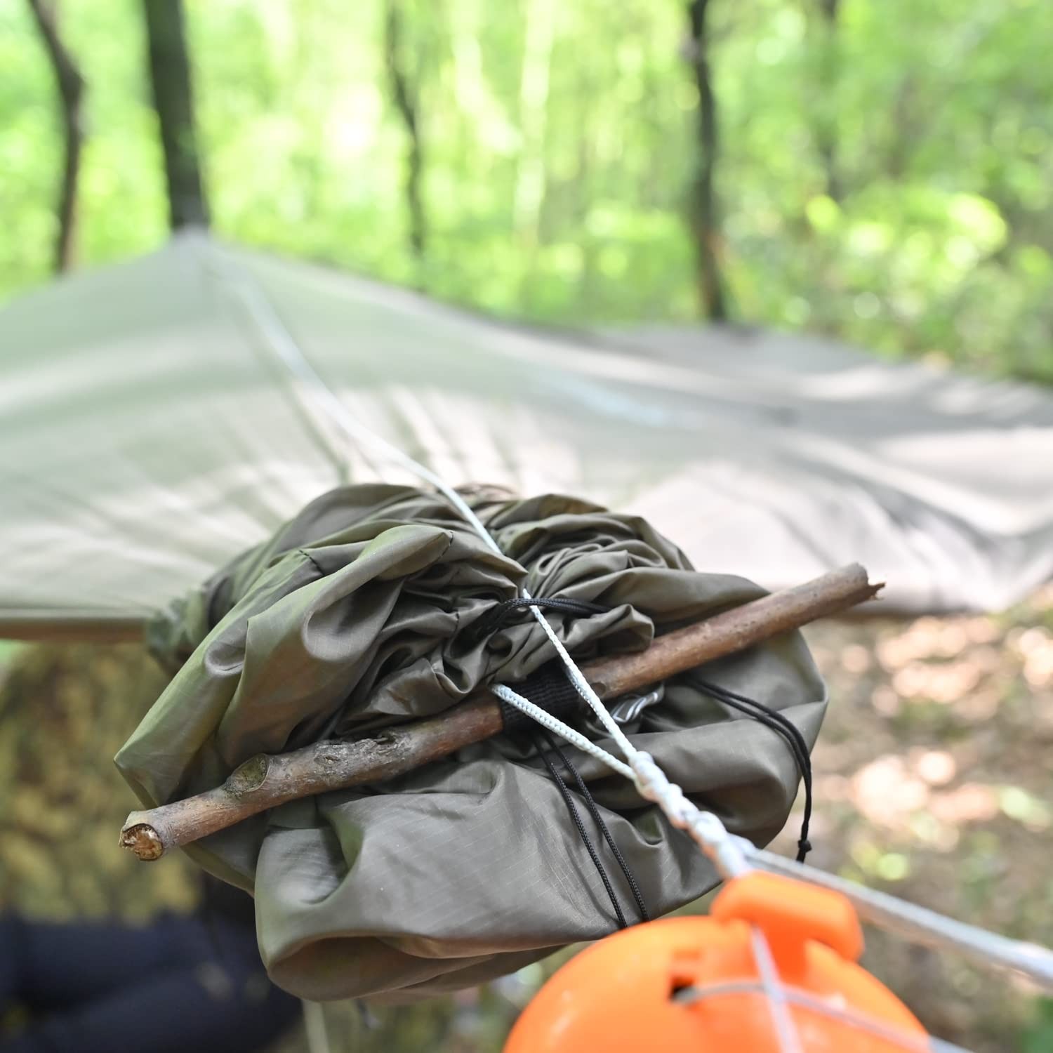 Onewind Tarp Sleeve 12ft, Camping 12ft or 6ft x 5.9ft, Olive Green-2 Pieces