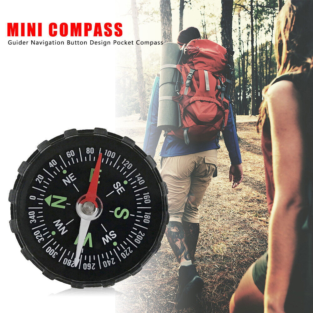 1x Precise Compass Pocket Outdoor Camping Hiking Tool Guider Survival Navigation