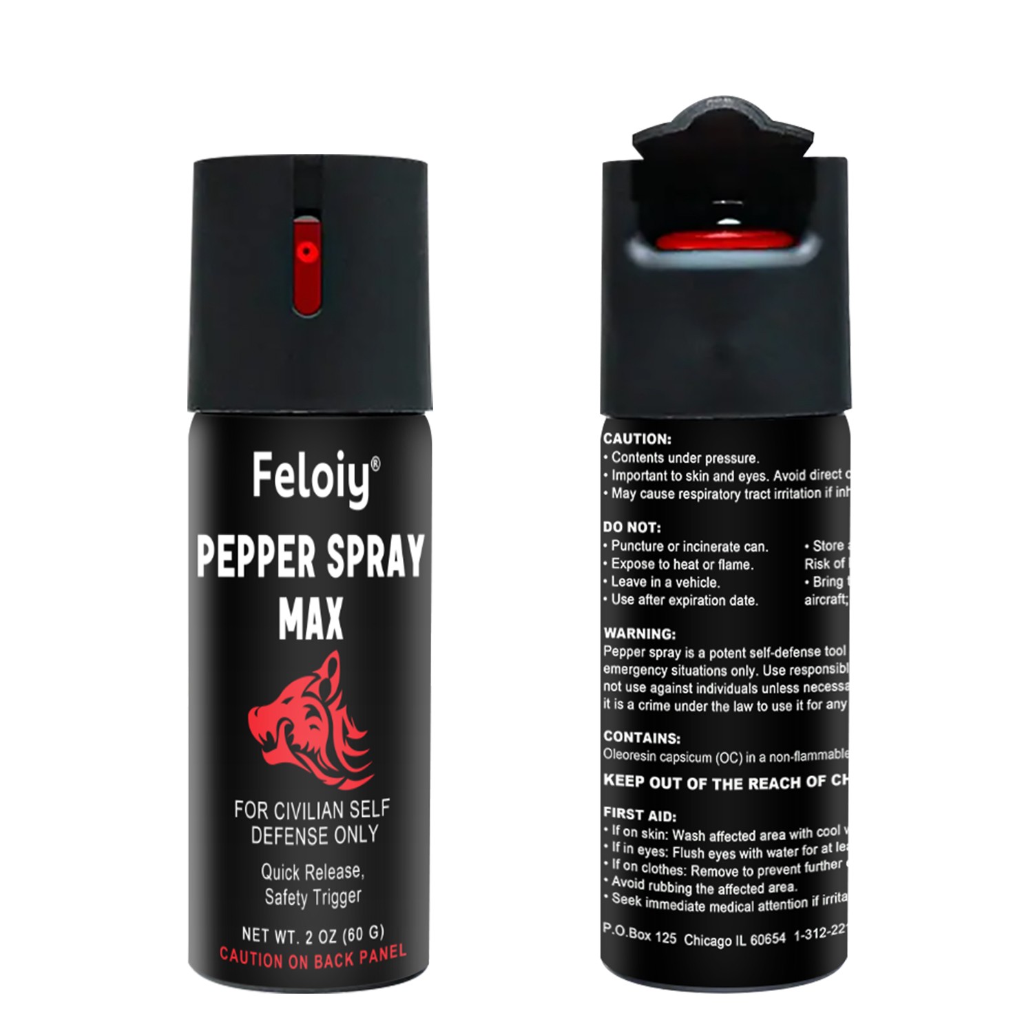 Magnum 3 Pepper Foam – Self Defense Pepper Spray 2 fl oz Free small spray