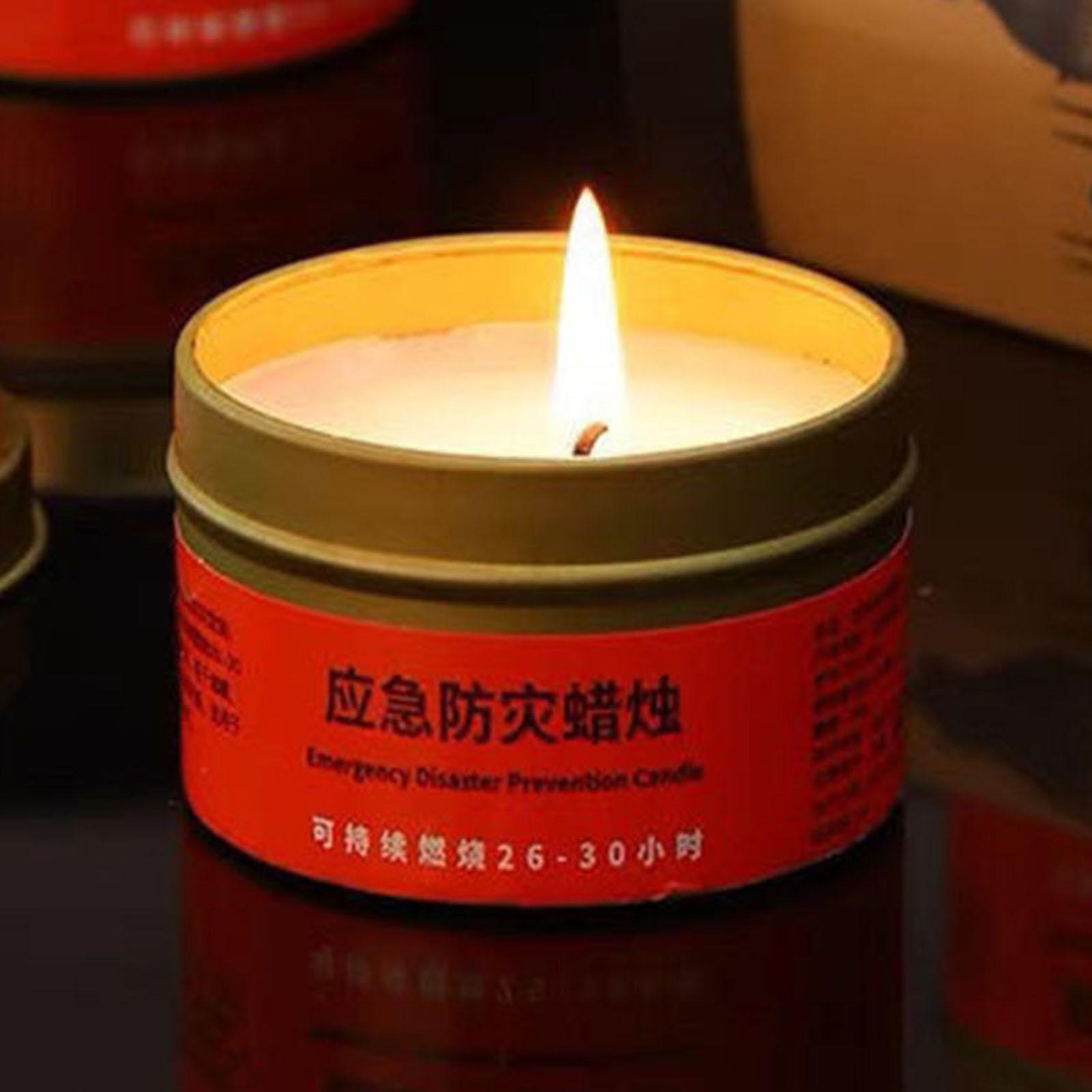 5PCS 20-30 Hour Emergency Candle Light Stove Emergency Disaster Survival Camping