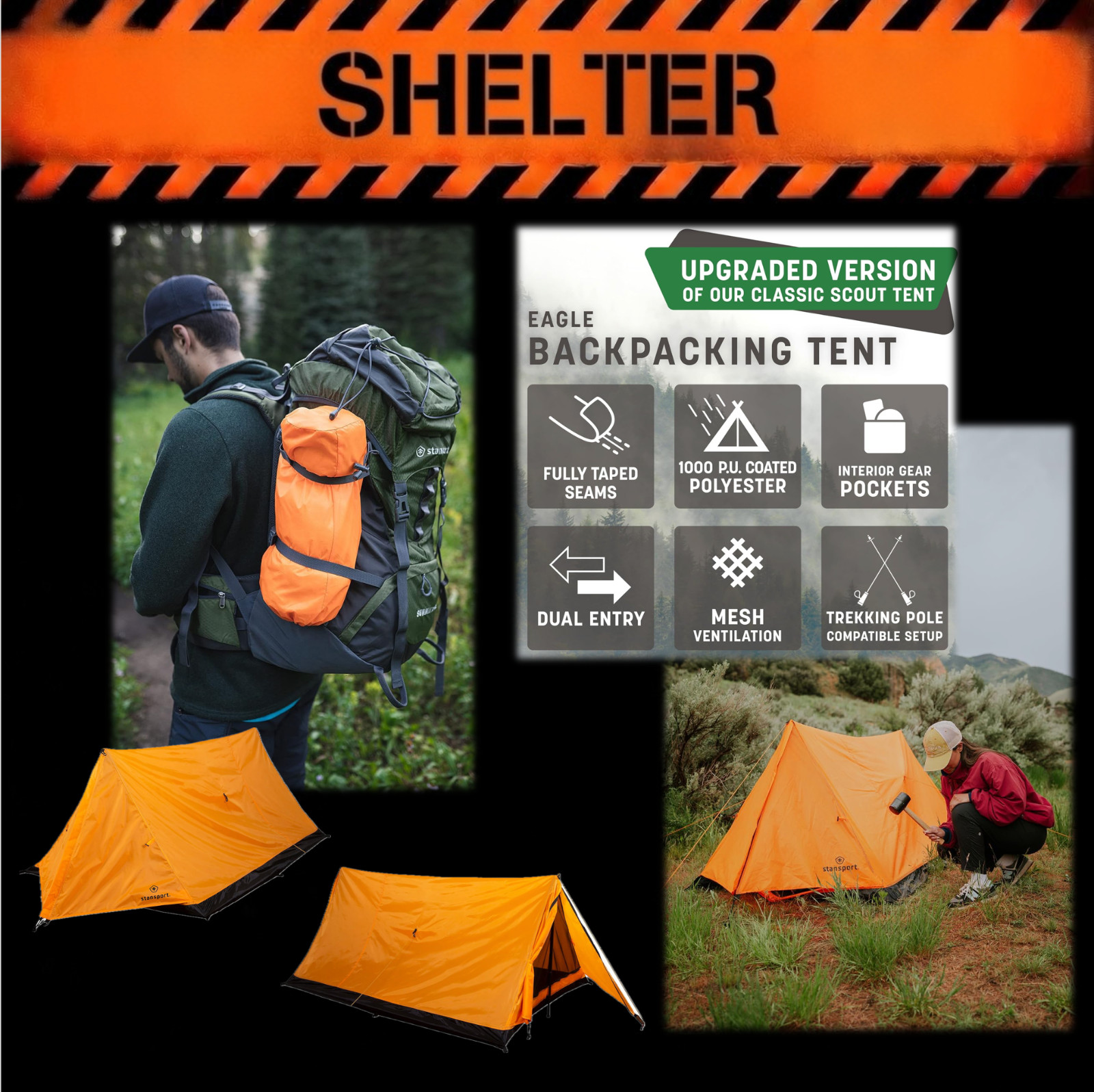 72+ Hour 4-Man Emergency / Survival Kit / Bug Out Bag / Tactical Backpack