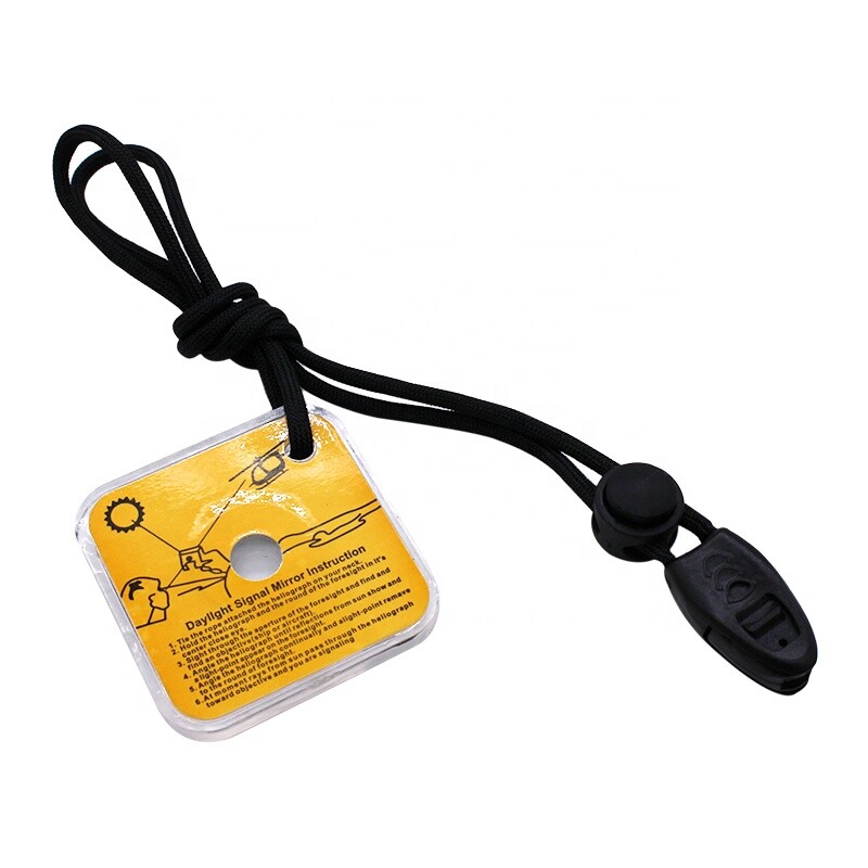 Indestructible Signalling Mirror | EDC Survival Rescue Hiking Military Cadets