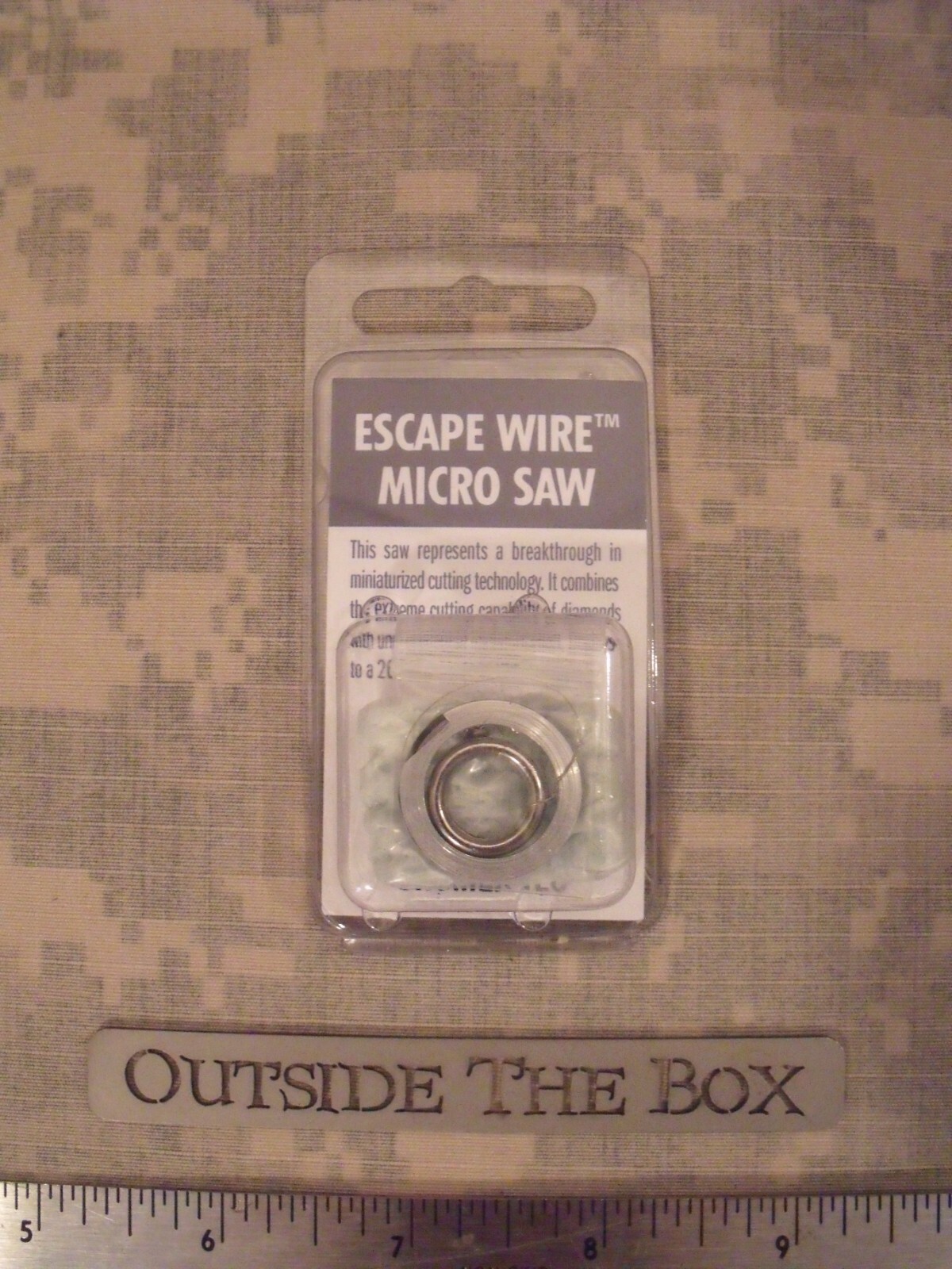 Emergency/Survival: Escape Wire Micro Saw, MINI Escape/Evasion Tool, 7/8″