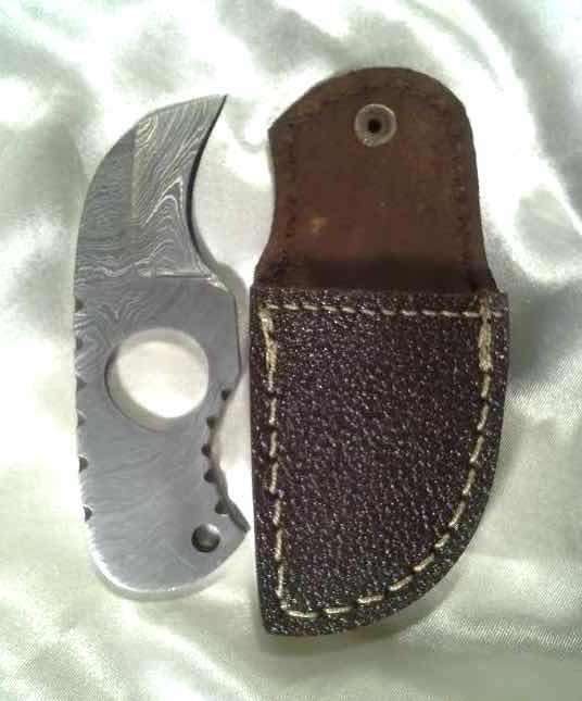 Damascus Steel Hawkbill Karambit Knife