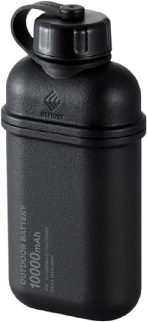 NESTOUT Rugged Power Bank, Outdoor Battery Pack, 20W USB C Fast 10000mAh Black