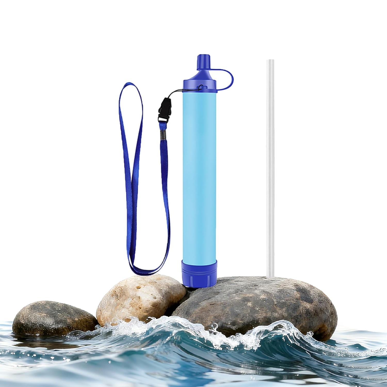 Personal Water Filter Straw – Portable Survival Filtration Gear & Family Travel