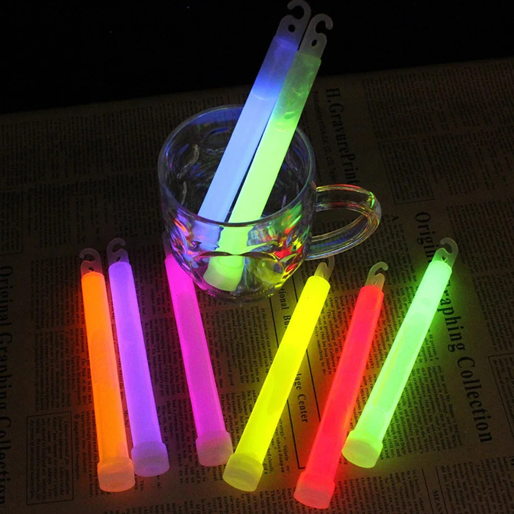 5 10pcs Survival Kit Military Glow Light Stick SOS Gear Outdoor Camping
