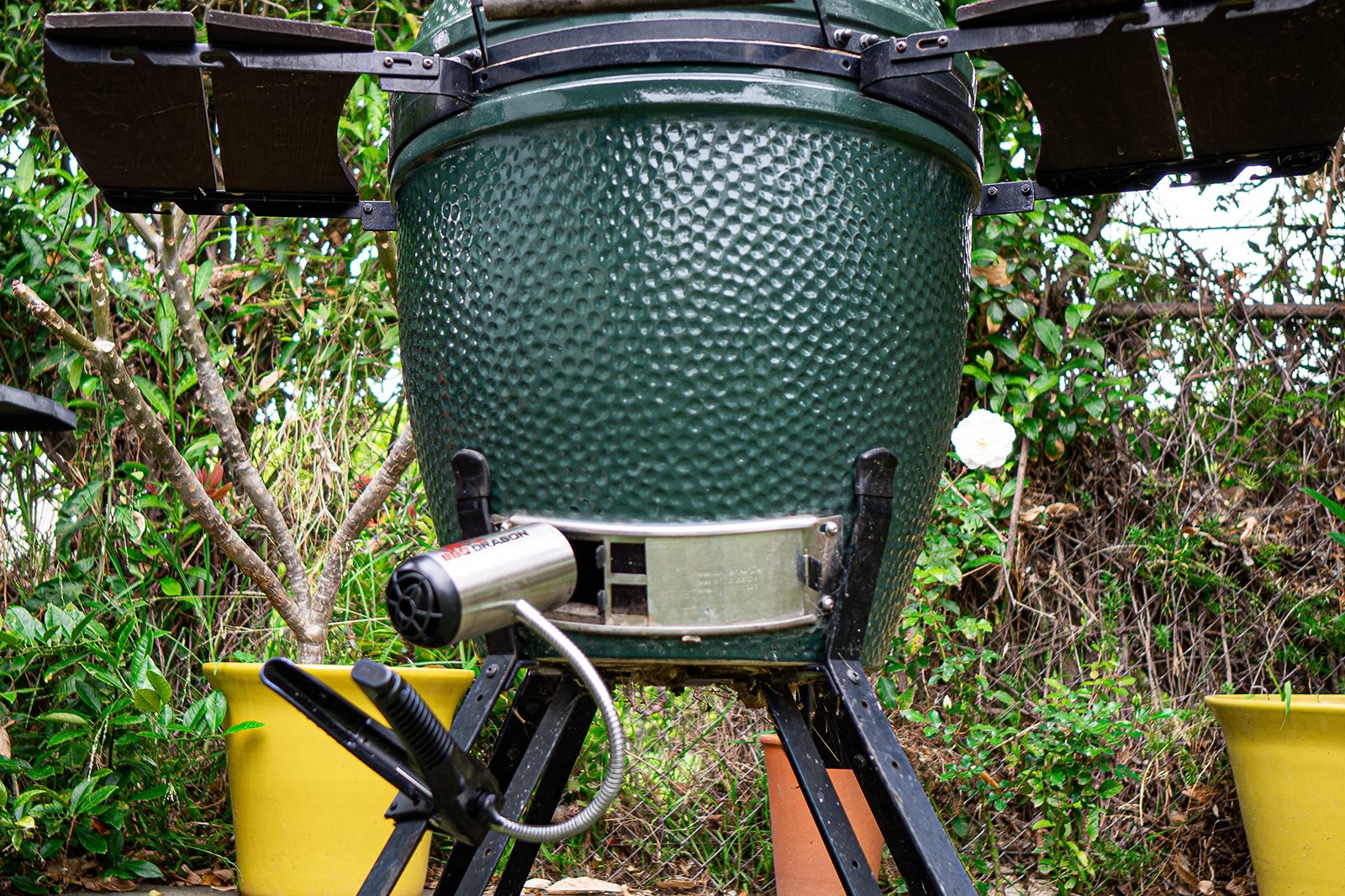 BBQ Dragon Charcoal Starter Fan — 8 x 3 x 15 inches,