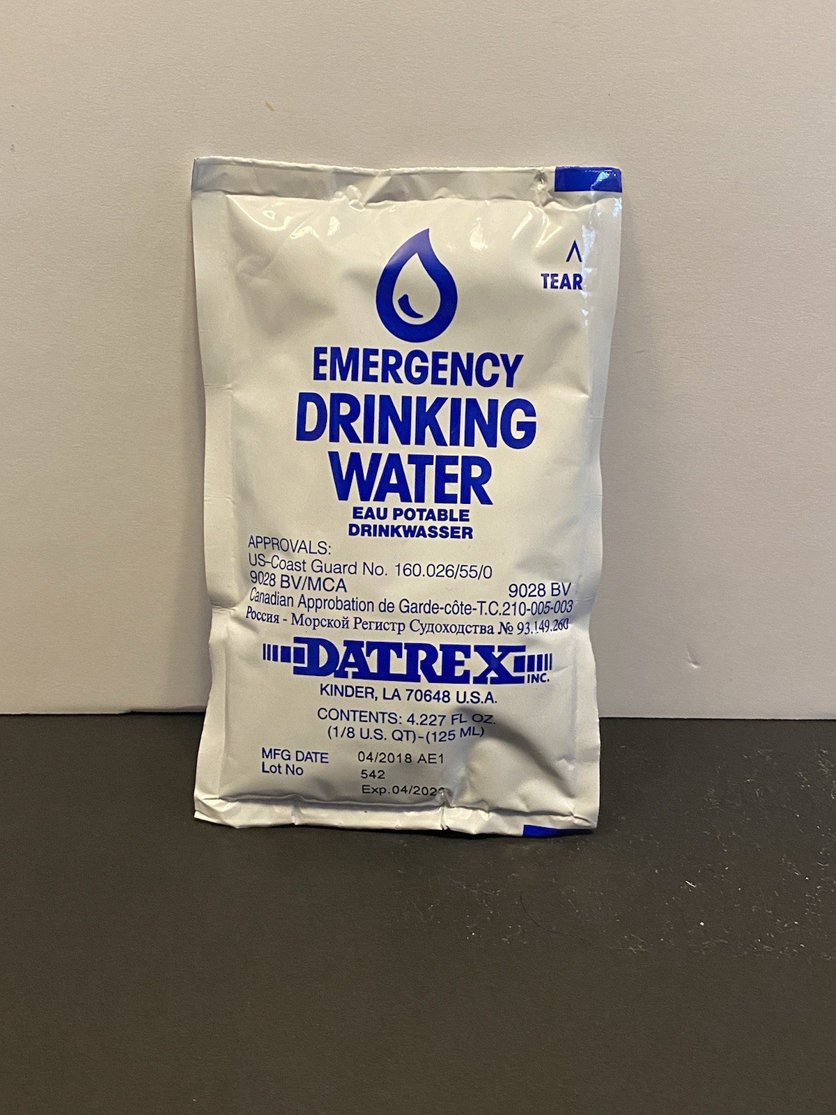 Datrex Emergency Drinking Water