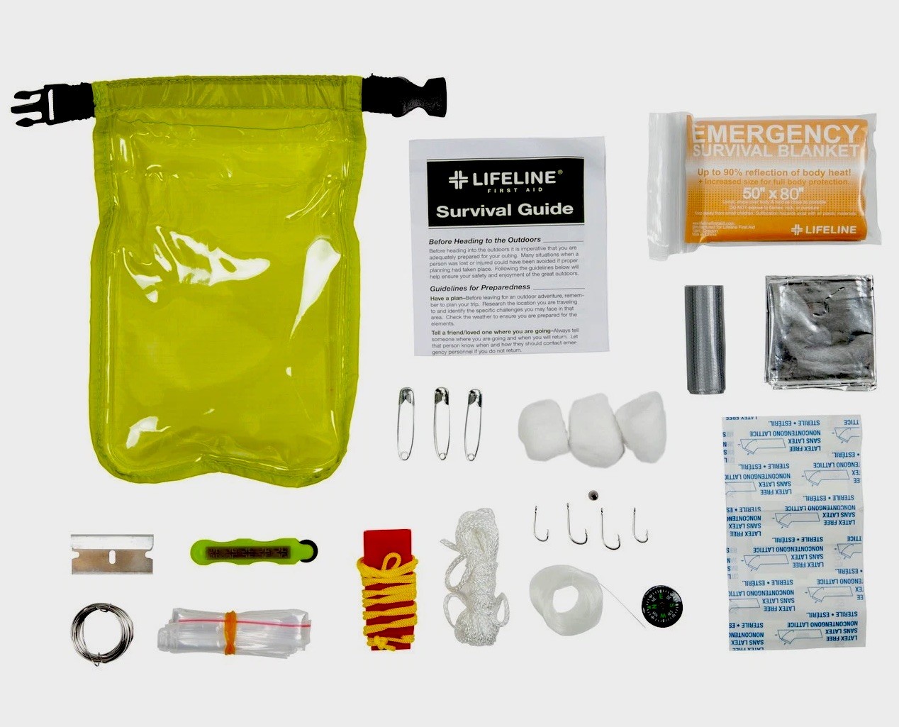 Ultralight Survival Kit – 29 Piece for Auto, RV, Camping, Hiking, Hunting