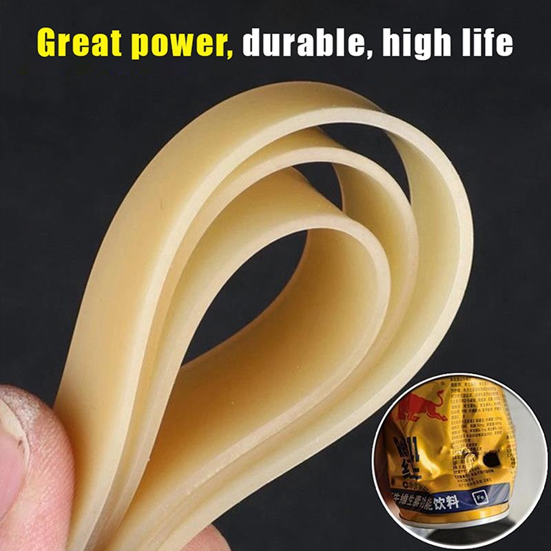5Pcs Slingshot Hunting Flat Rubber Band High Elasticity Shooting Accessories