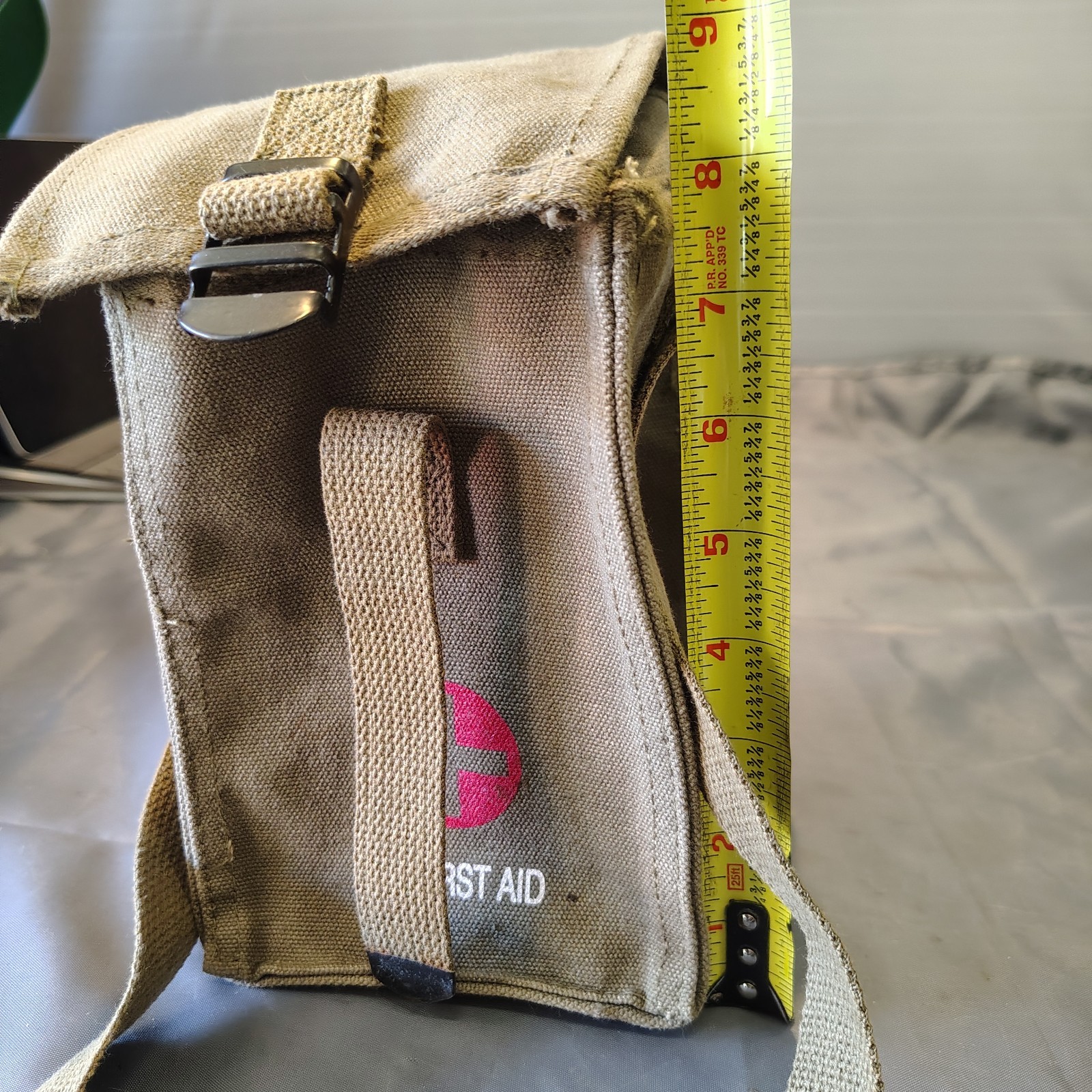 FIRST AID BAG-Olive Drab-Outdoor Jungle Survival Gear-New Old Stock Prepers,Camp